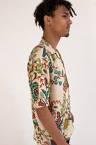 Paisley Floral Tapestry Button Up Shirt