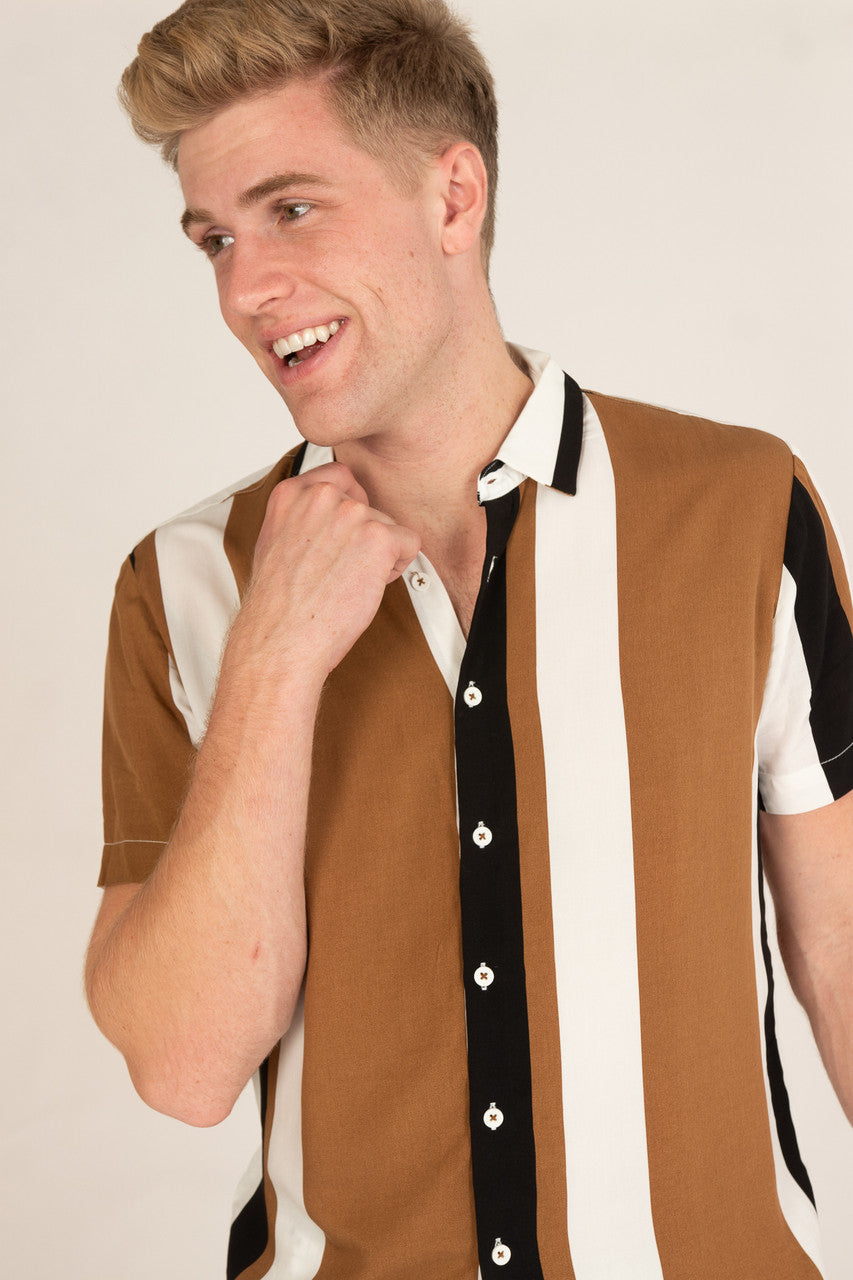 Tiger's Eye Button Up Shirt