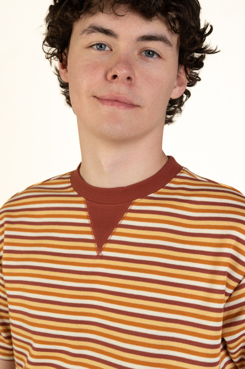 Burnt Henna Textured 90's Shirt