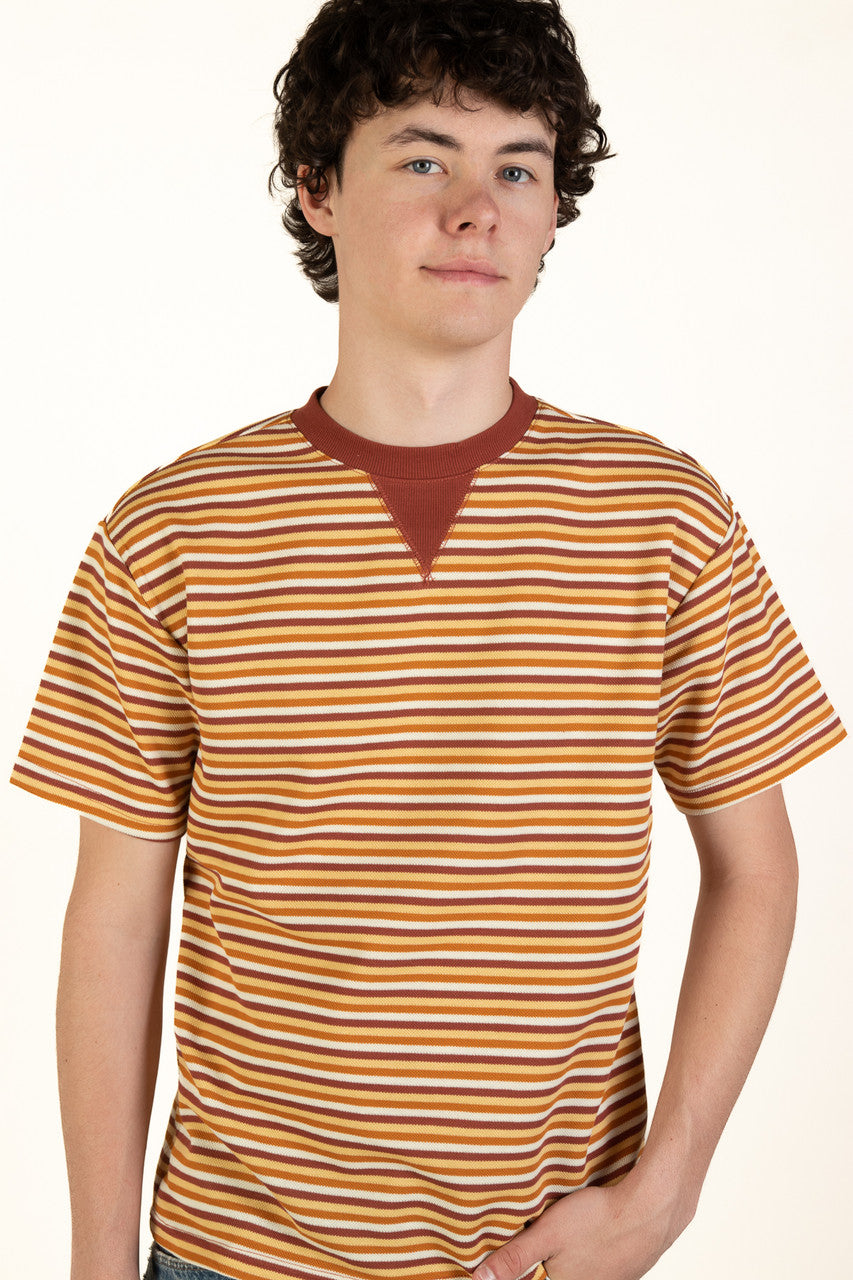 Burnt Henna Textured 90's Shirt