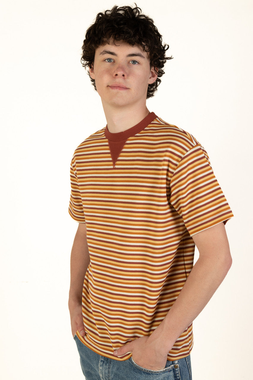 Burnt Henna Textured 90's Shirt