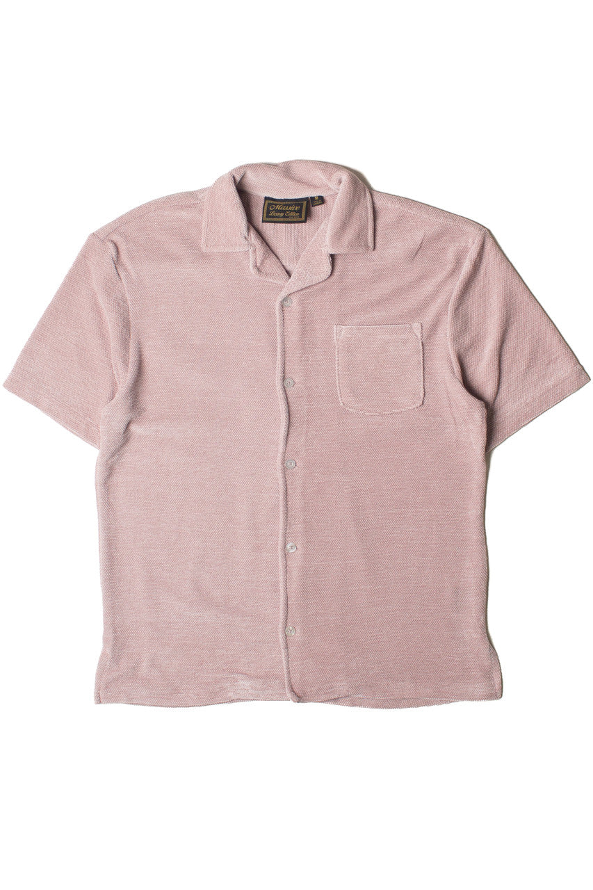 Chenille Knit Button Up Shirt
