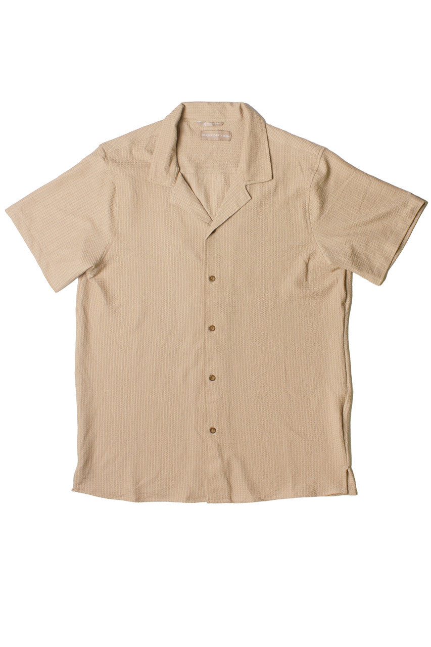 Lightweight Textured Button Up Shirt
