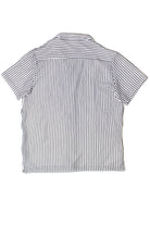 Mini Zigzag Knit Button Up Shirt