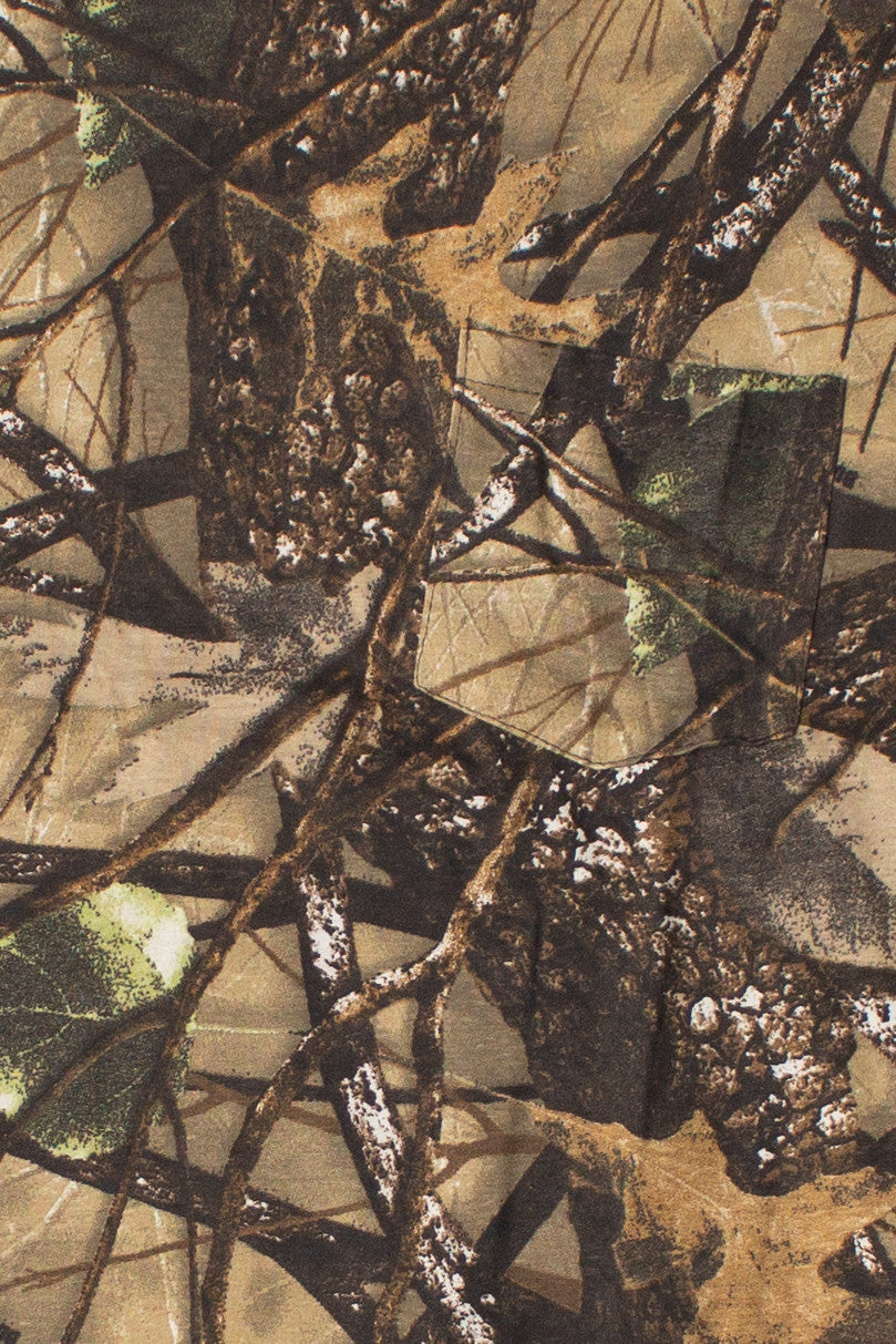 Woodland Camo Long Sleeve Pocket Tee