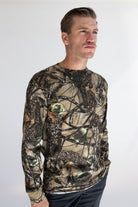 Woodland Camo Long Sleeve Pocket Tee