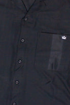 Micro Herringbone Knit Button Up Shirt