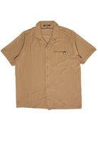 Micro Herringbone Knit Button Up Shirt