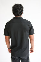 Lightweight Textured Button Up Shirt