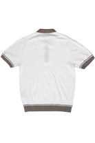 Basket Weave Knit Polo