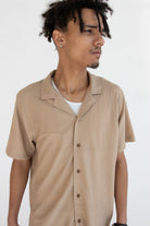 Lightweight Textured Button Up Shirt