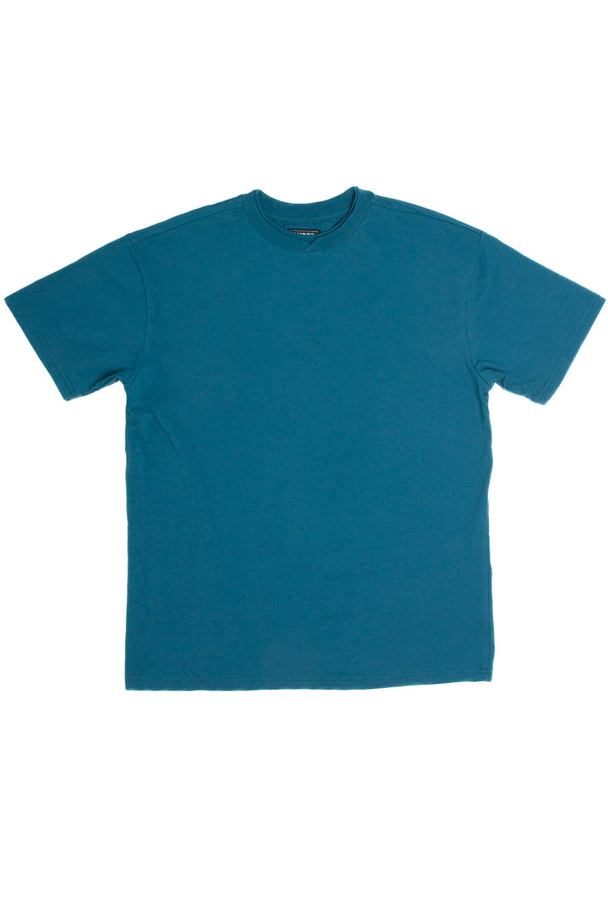 Dark Teal Notch Neck Tee