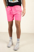 Neon Pink Nylon Short