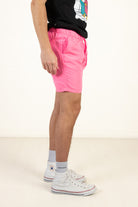 Neon Pink Nylon Short