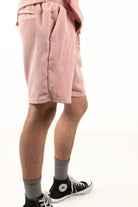 Blush Washed Corduroy Shorts