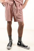 Blush Washed Corduroy Shorts