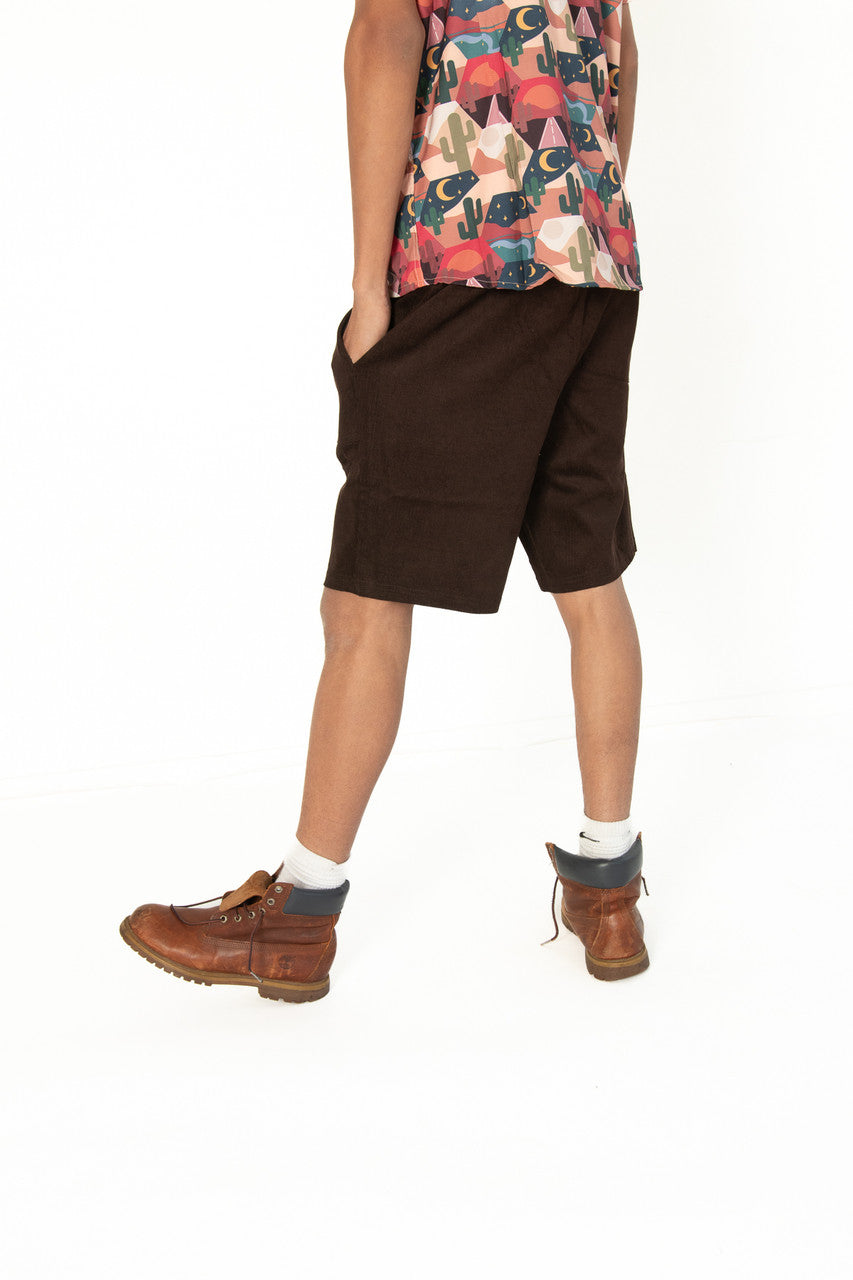 Coffee Cord Shorts