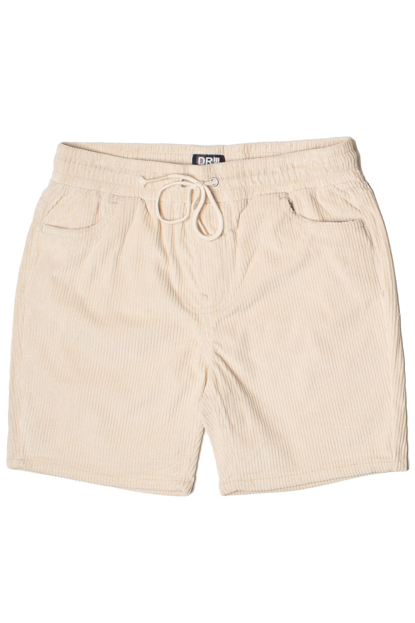 Drawstring Corduroy Shorts