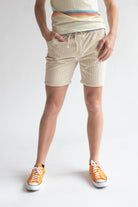 Drawstring Corduroy Shorts