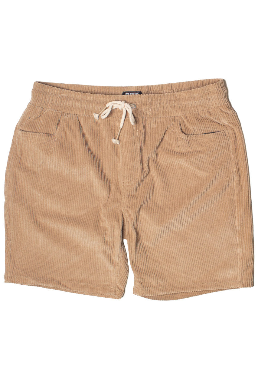 Drawstring Corduroy Shorts