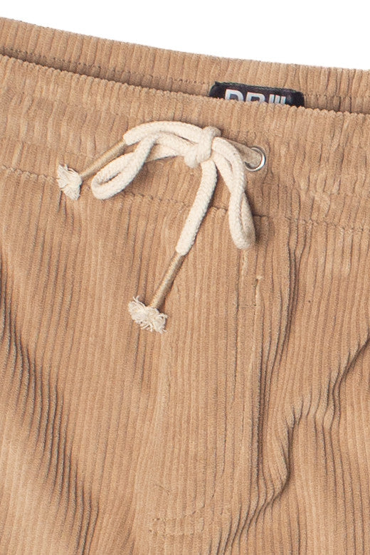 Drawstring Corduroy Shorts