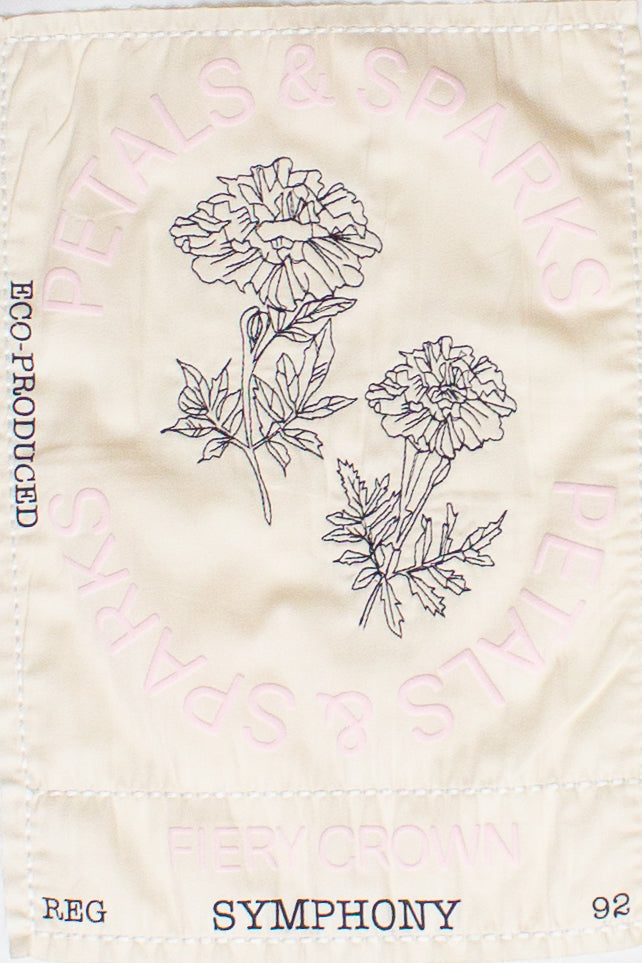 Petals & Sparks Embroidered Patch Graphic