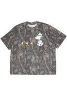 Snoopy Scout Woodland Camo Print T-Shirt