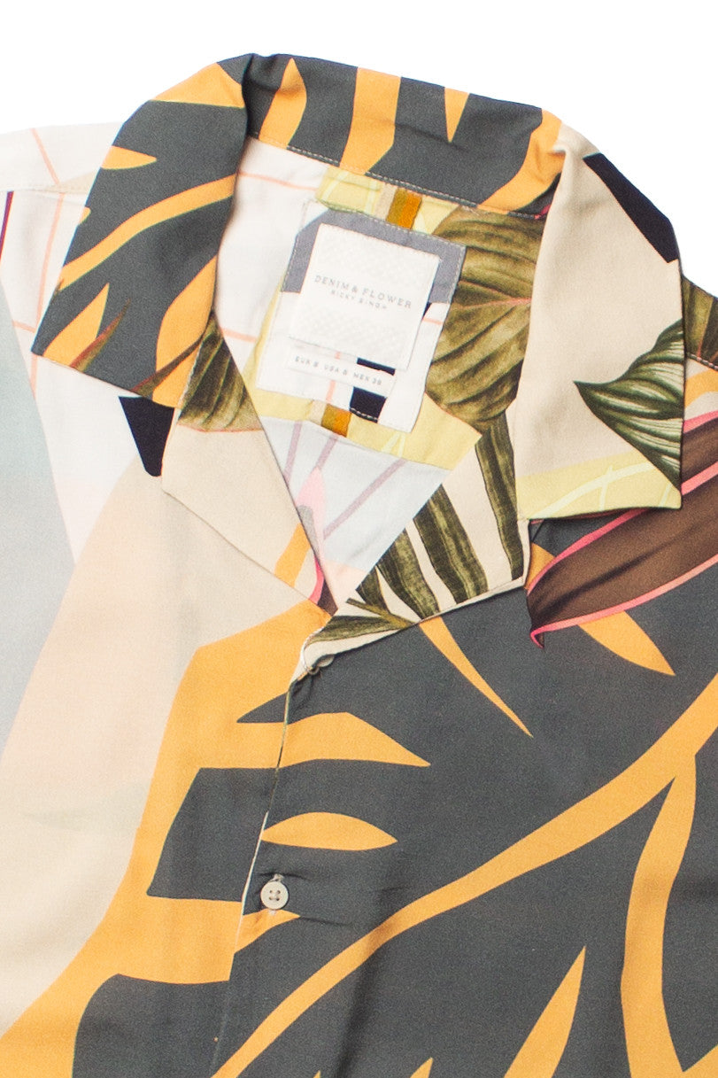 Tropical Greenery Button Up Shirt
