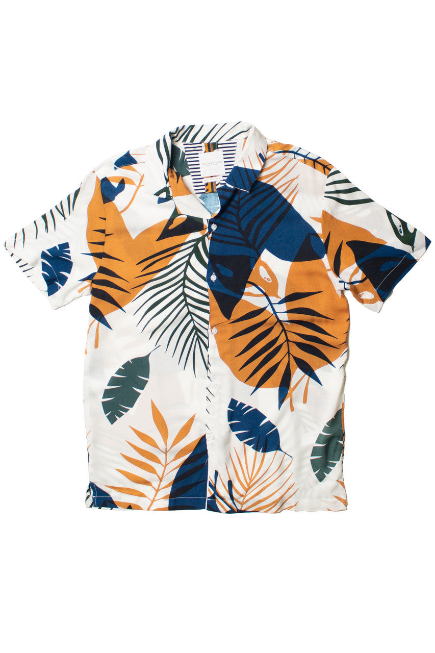 Palm Silhouette Button Up Shirt