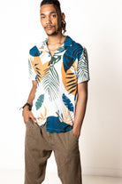 Palm Silhouette Button Up Shirt