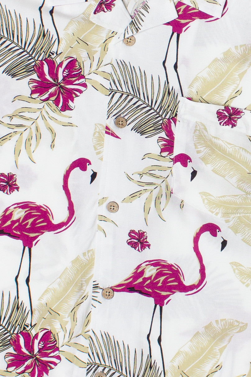 Tropical Flamingo Hawaiian Shirt