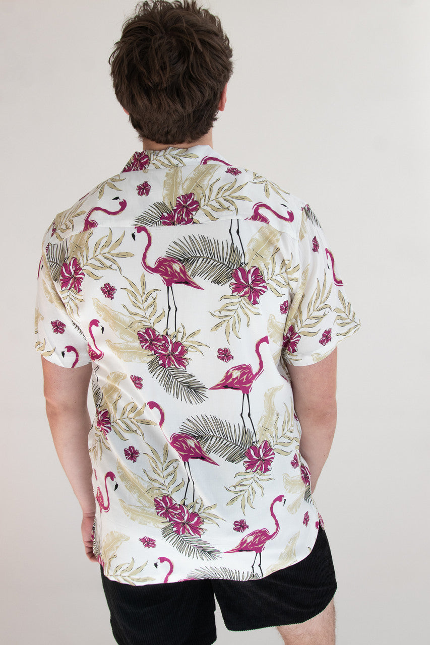 Tropical Flamingo Hawaiian Shirt