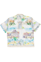 Greek Isles Woven Button Up Shirt