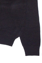 Shaker Knit Sweater - Black