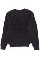 Shaker Knit Sweater - Black