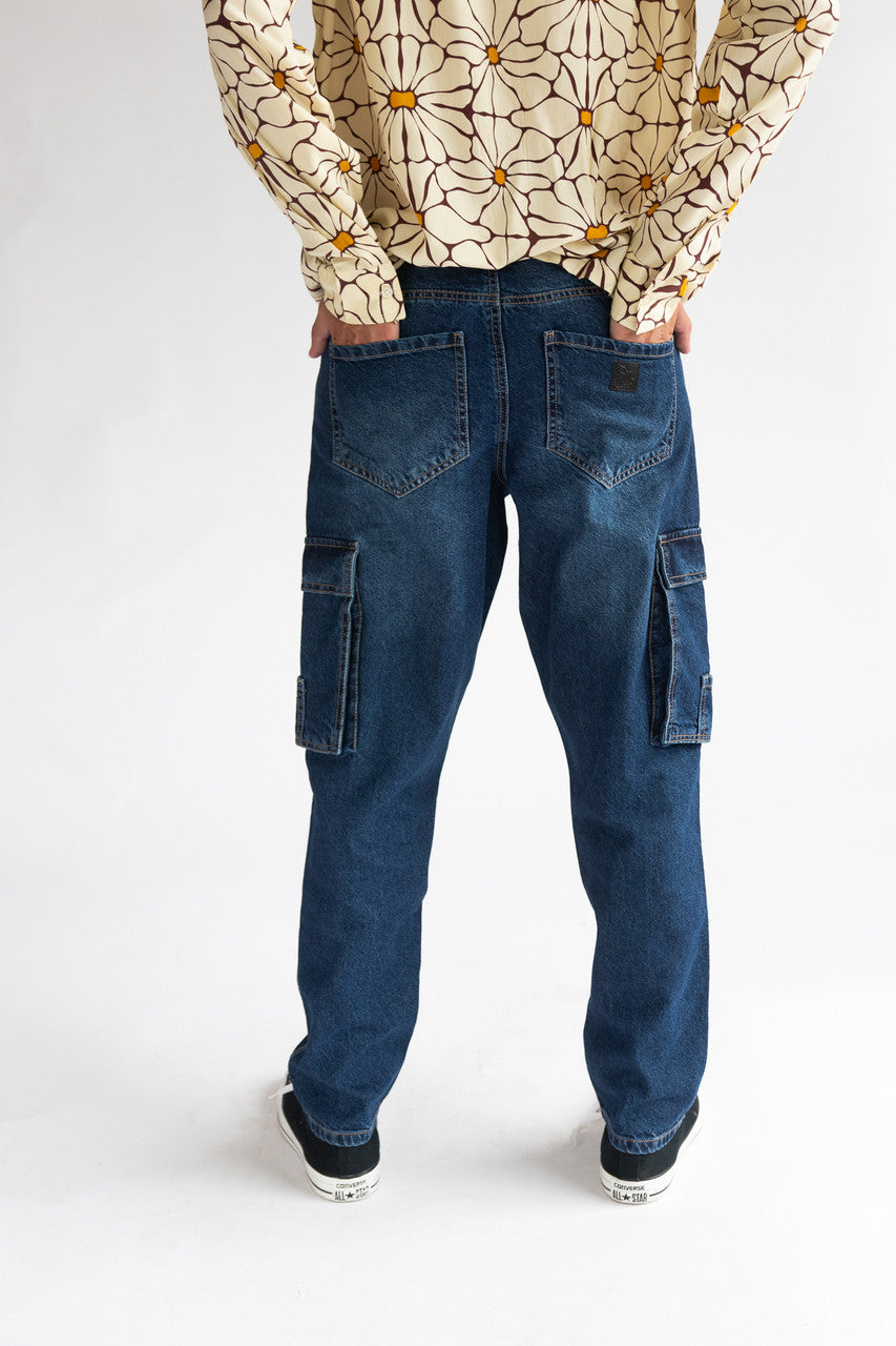 Cargo Pocket Jeans