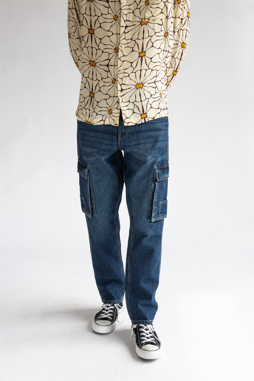 Cargo Pocket Jeans