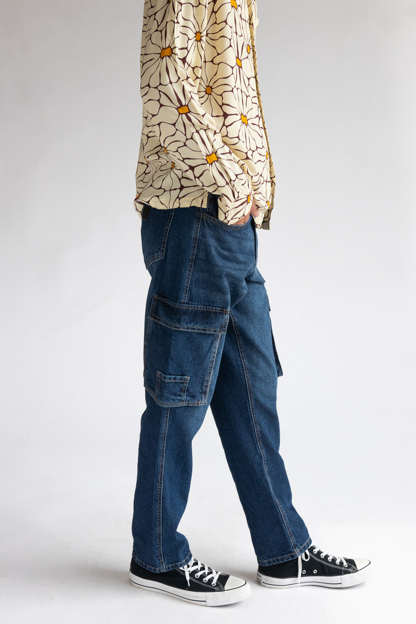 Cargo Pocket Jeans