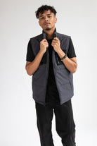 Buckle Pocket Puffer Vest
