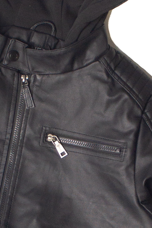 Hooded Moto Jacket
