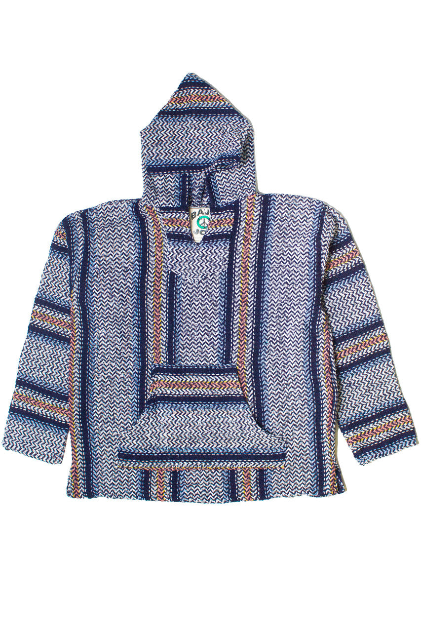 Salmon Stripe Blue Baja Hoodie – Ragstock