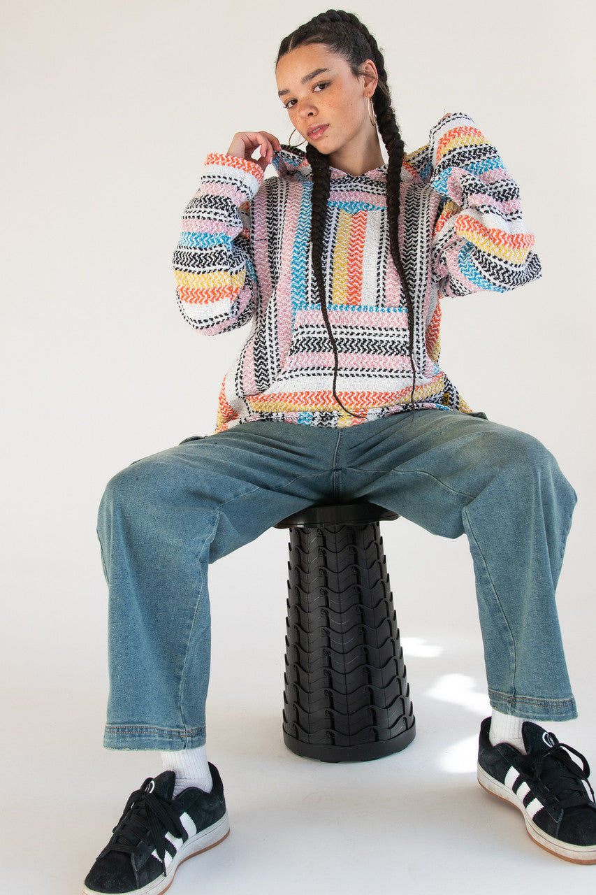 Pastel Sunrise Baja Hoodie