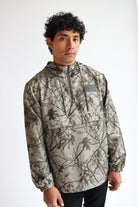 Woodland Camo Pullover Windbreaker