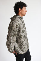 Woodland Camo Pullover Windbreaker