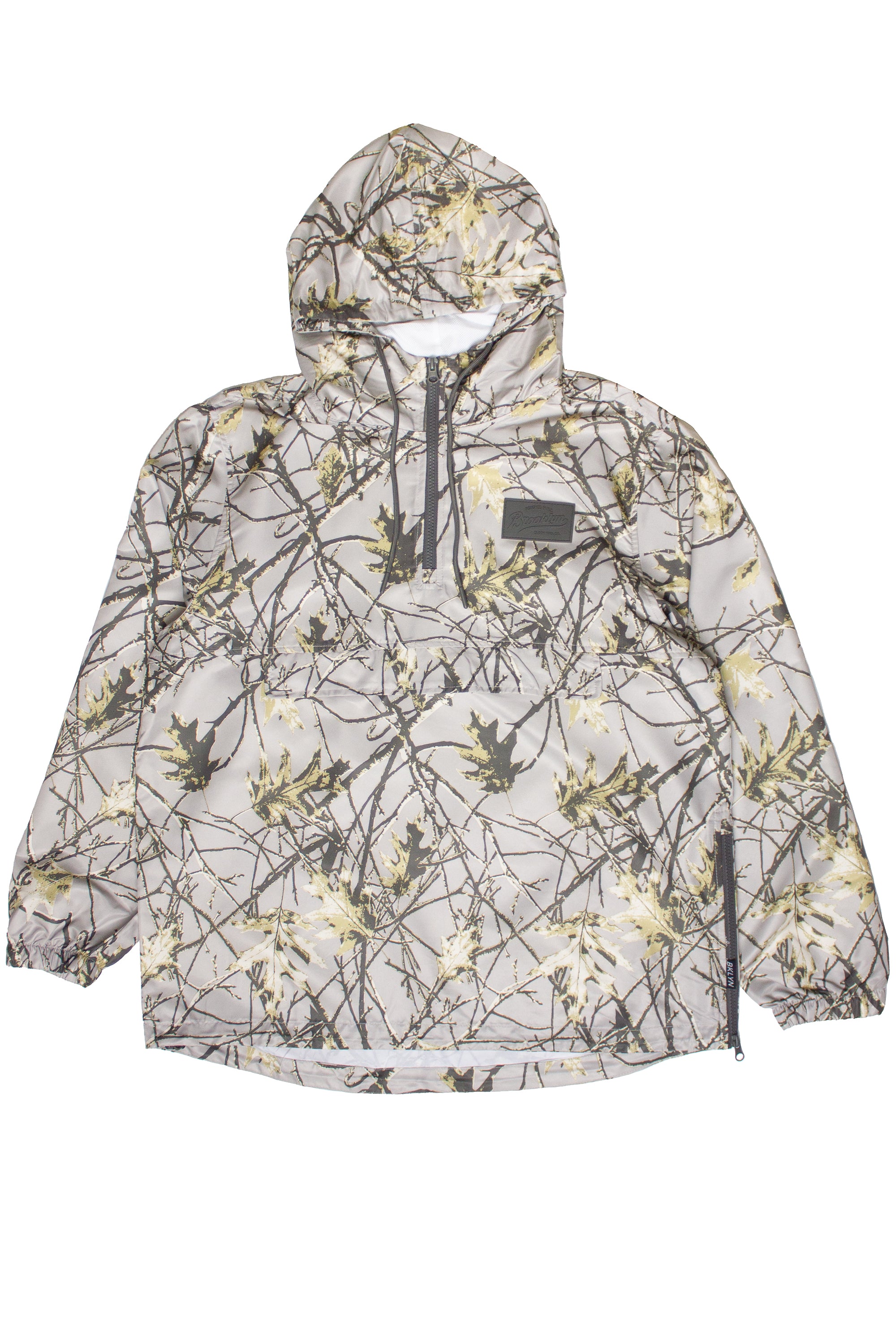 Woodland Camo Pullover Windbreaker