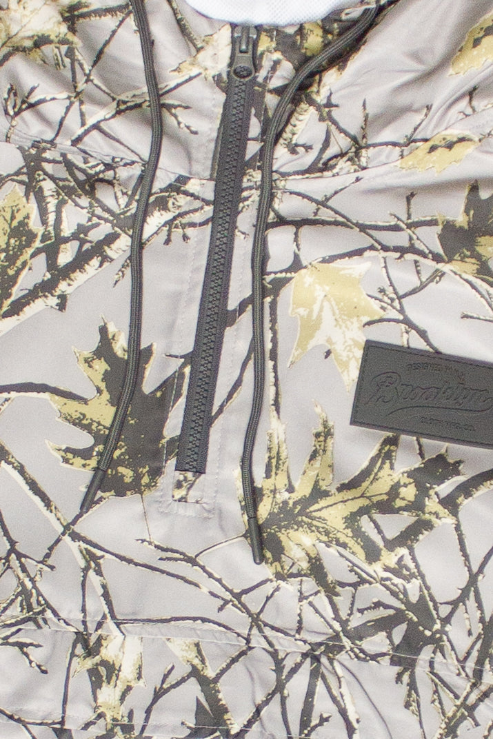 Woodland Camo Pullover Windbreaker