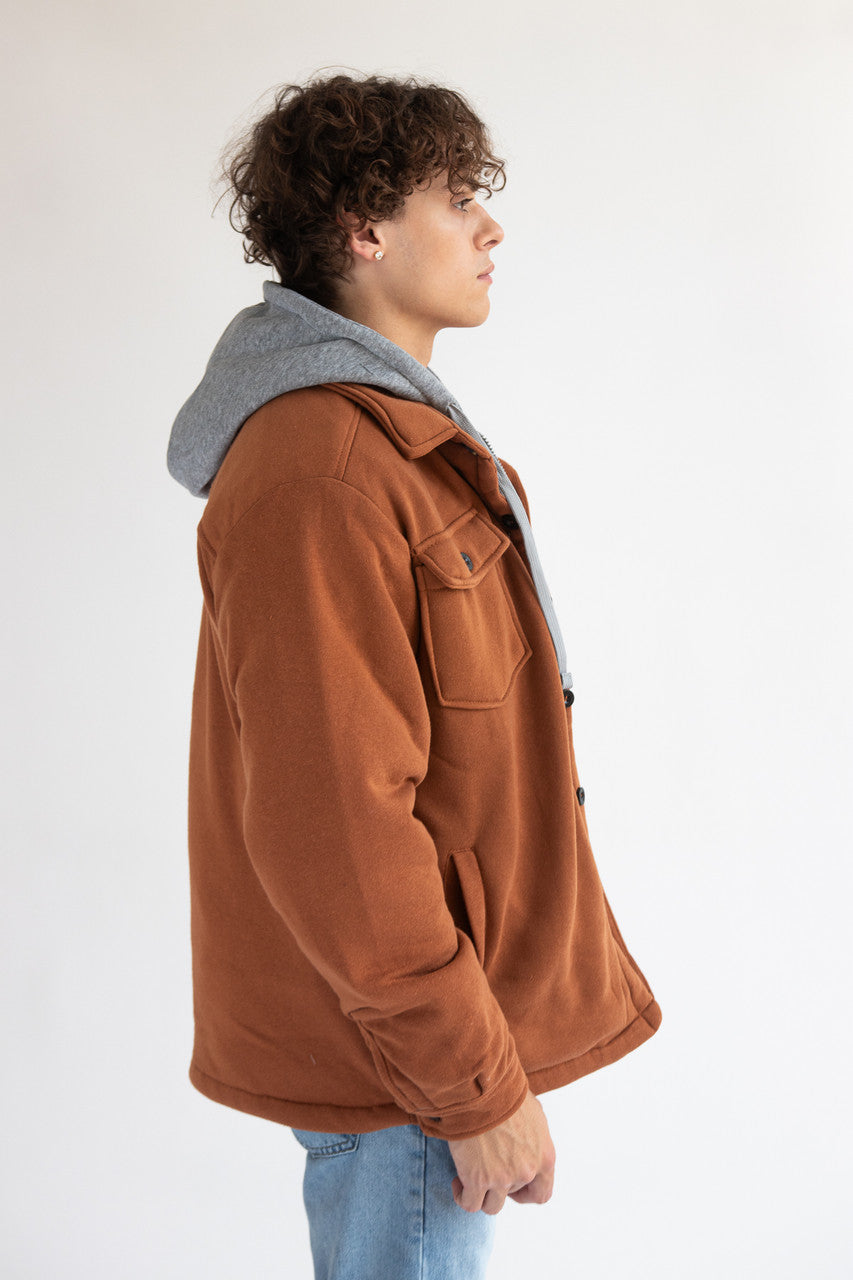 Double Layer Quilted Lining Hoodie Jacket – Ragstock