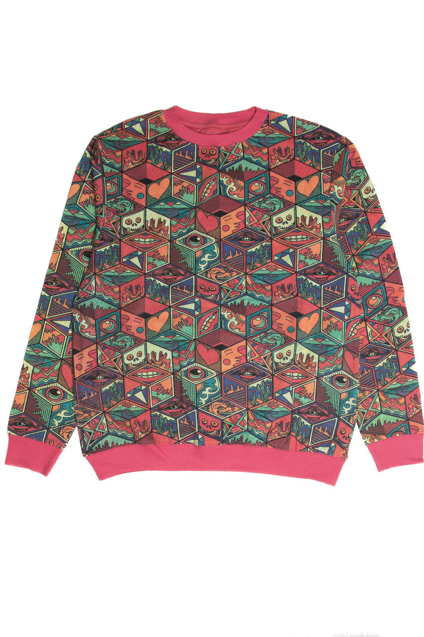 Boxed Cartoon Sweatshirt