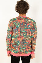 Boxed Cartoon Sweatshirt