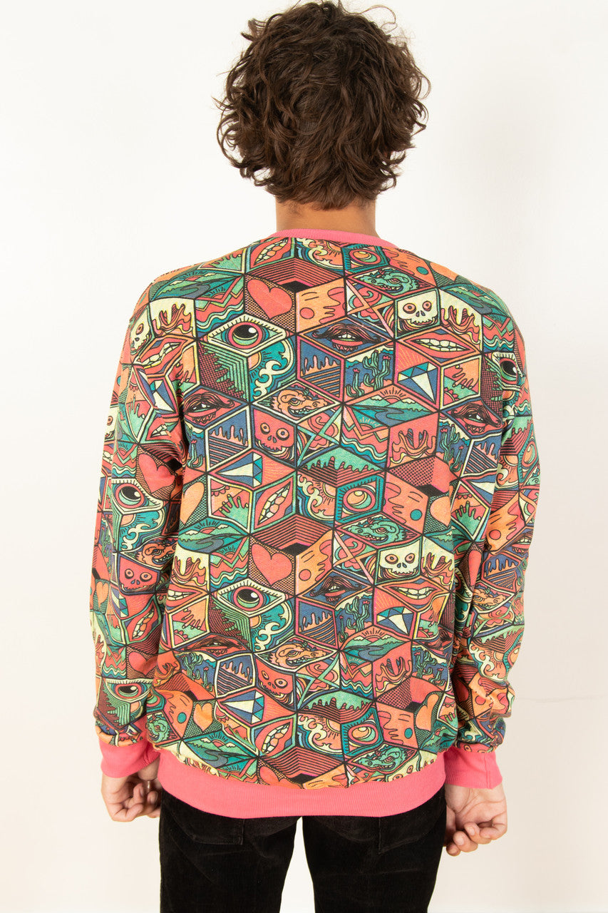 Boxed Cartoon Sweatshirt
